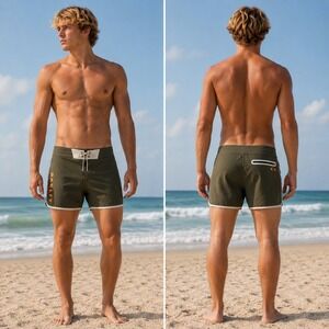 Oakley Solid Boardshort 18" Dark Brush Men's 36 Waist